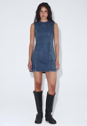 Джинсовое платье