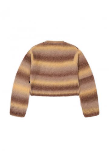 Пуловер в полоску