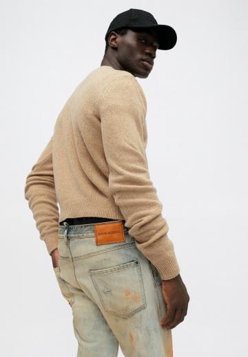 Прямые джинсы