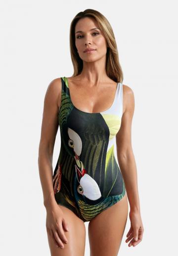 Слитный купальник