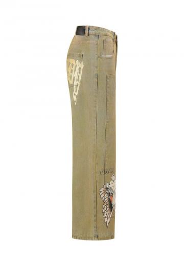 Прямые джинсы