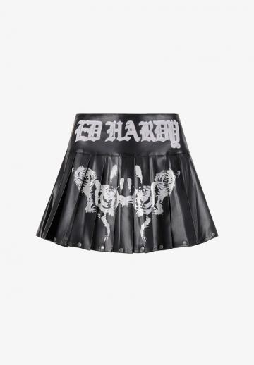 Кожаная юбка