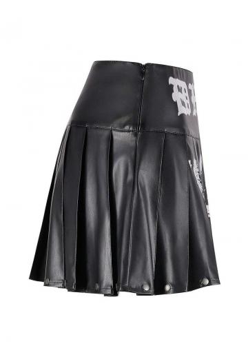 Кожаная юбка
