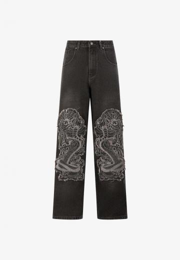 Прямые джинсы