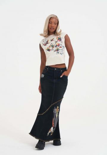 Джинсовая юбка