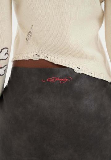 Юбка с накладными карманами