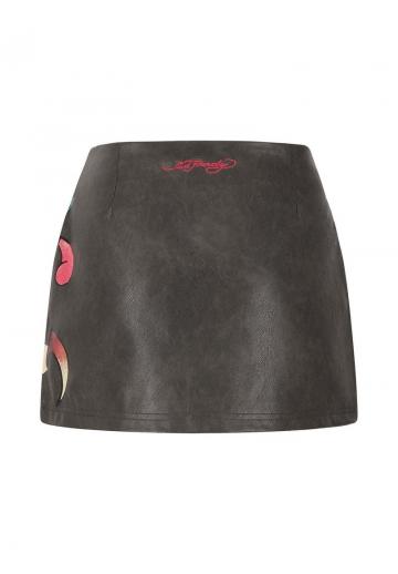 Юбка с накладными карманами