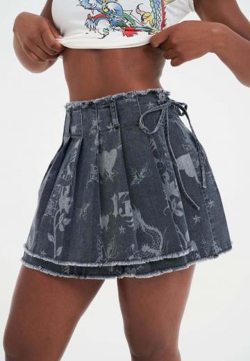 Джинсовая юбка