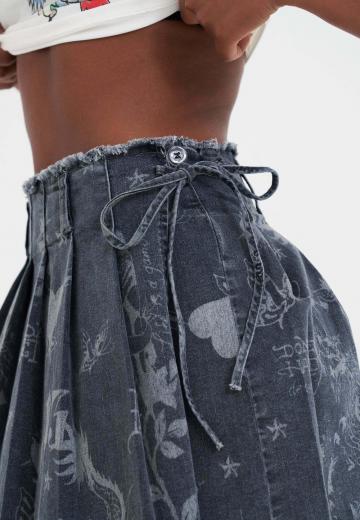 Джинсовая юбка