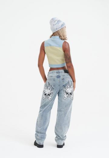 Джинсовая жилетка