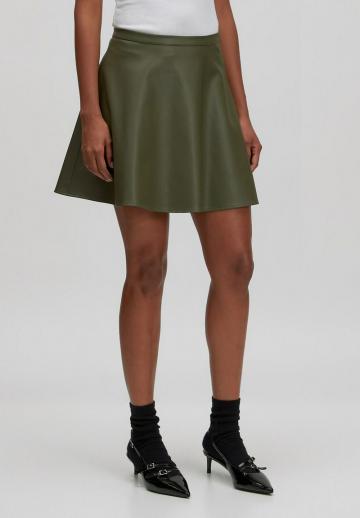 Кожаная юбка