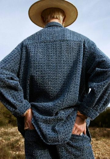 Джинсовая блузка