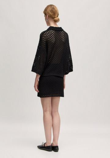 Пуловер с рукавом три четверти