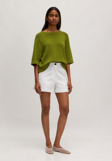 Пуловер с рукавом три четверти