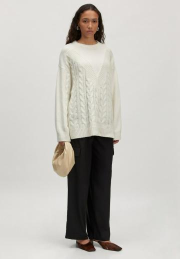 Длинный пуловер