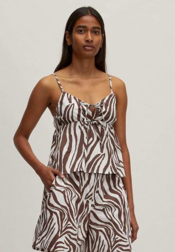 Топ на бретельках