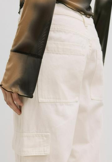 Юбка с накладными карманами