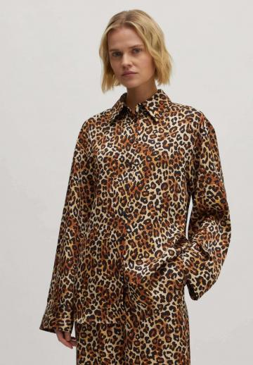 Атласная блузка