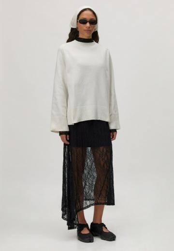 Длинный пуловер