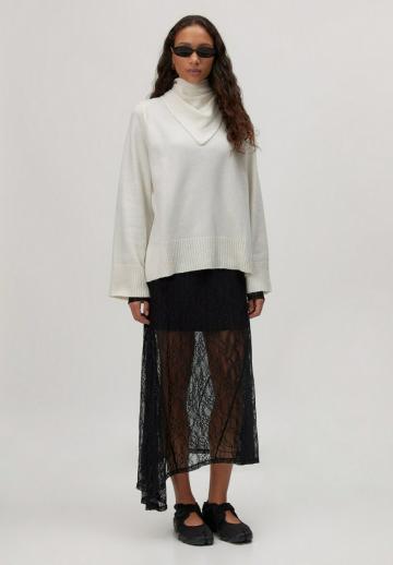 Длинный пуловер