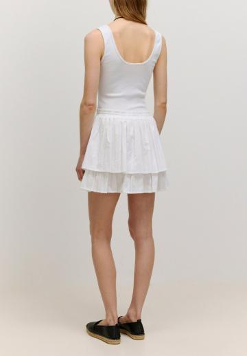 Юбка с воланами