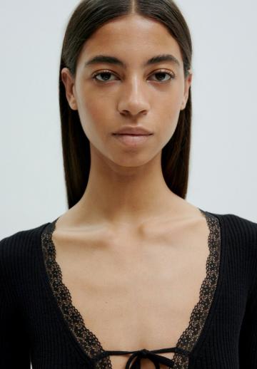 Вязаное платье