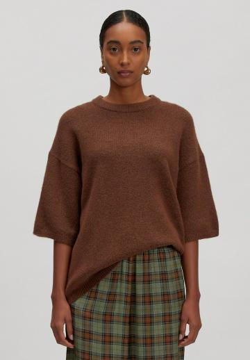 Пуловер с рукавом три четверти