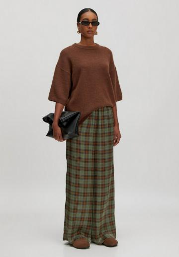 Пуловер с рукавом три четверти