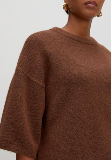 Пуловер с рукавом три четверти