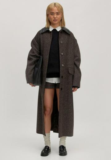 Шерстяное пальто