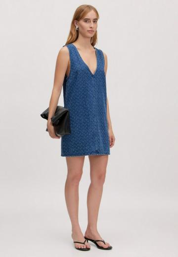 Джинсовое платье