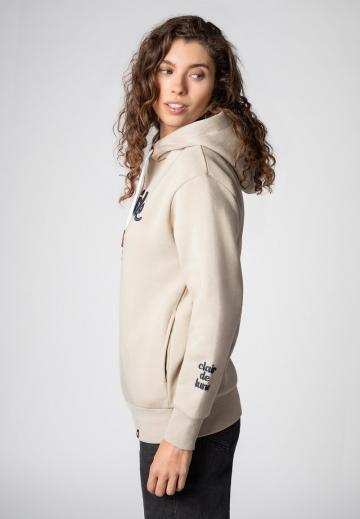 Пуловер с капюшоном