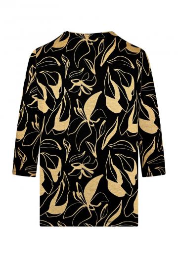 Пуловер с рукавом три четверти