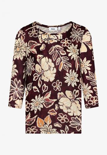 Пуловер с рукавом три четверти