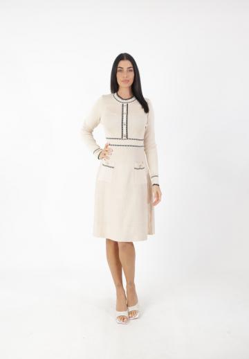 Вязаное платье