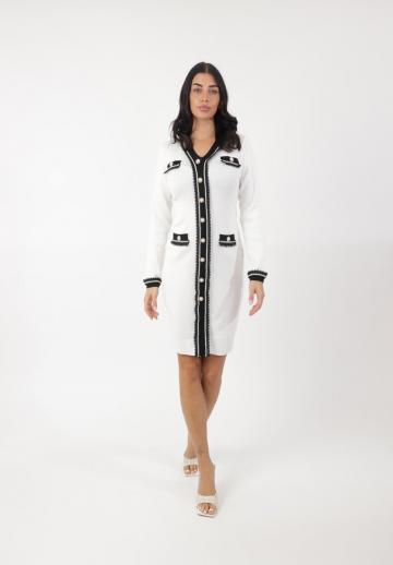 Вязаное платье