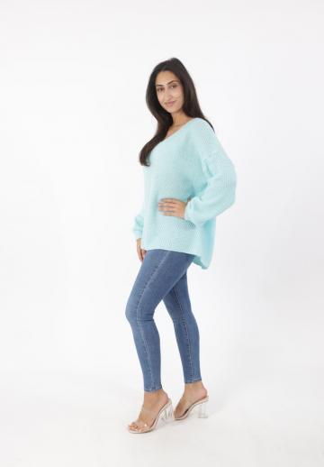 Длинный пуловер