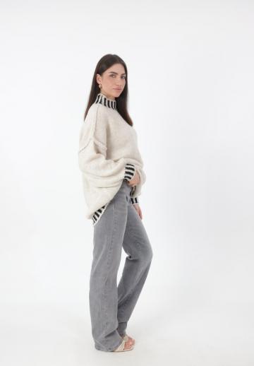 Длинный пуловер