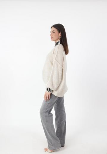 Длинный пуловер