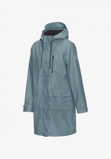 Пальто из искусственной кожи