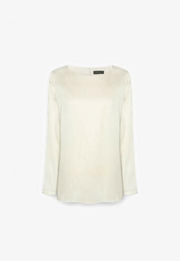 Атласная блузка