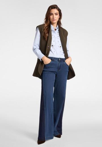 Длинный жилет