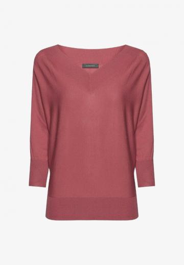 Пуловер с рукавом три четверти