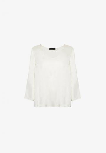 Атласная блузка