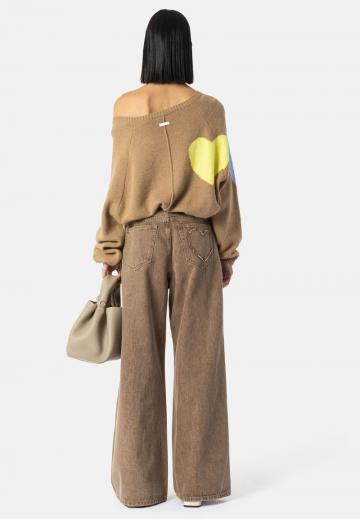 Клешеные джинсы