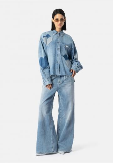 Клешеные джинсы