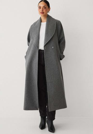 Шерстяное пальто