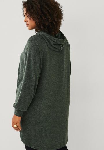 Пуловер с капюшоном