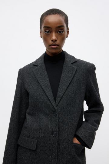 Длинный блейзер