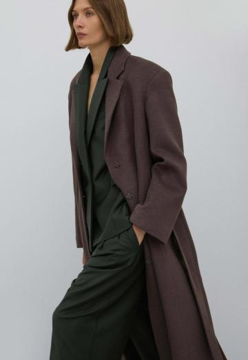 Шерстяное пальто